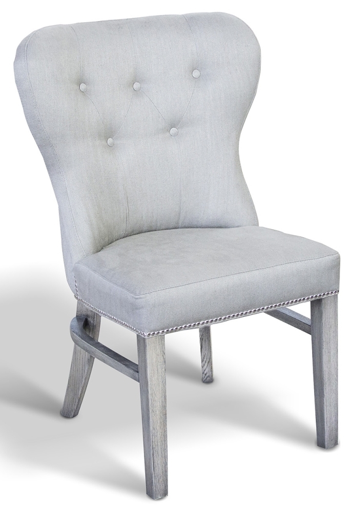 Ecomatrix Monroe Fabric Dining Chair Sold In Pairs