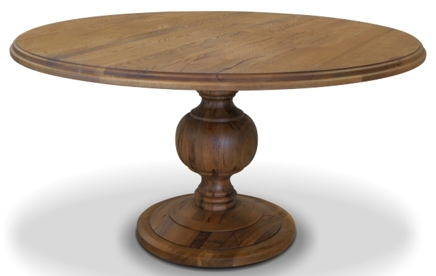 Ecomatrix Wild Oak Victoria 4 Seater Round Dining Table 140cm