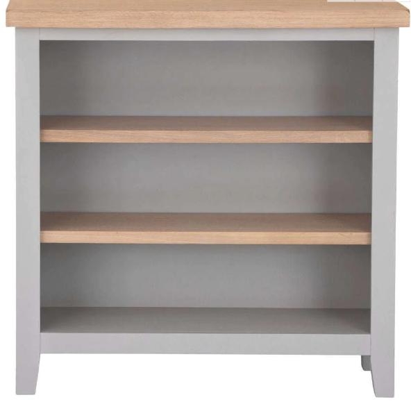 Aberdare Oak And Grey Painted Small Bookcase