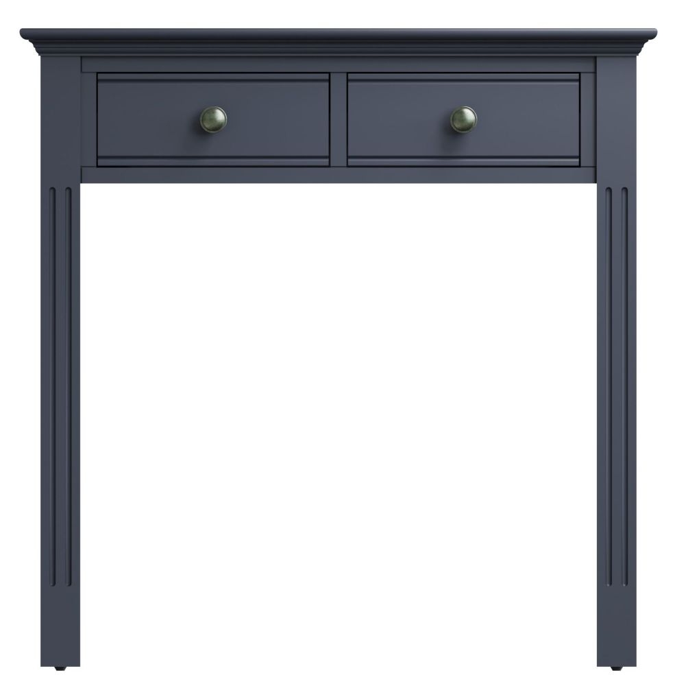 Ashby Midnight Grey Painted 2 Drawer Dressing Table