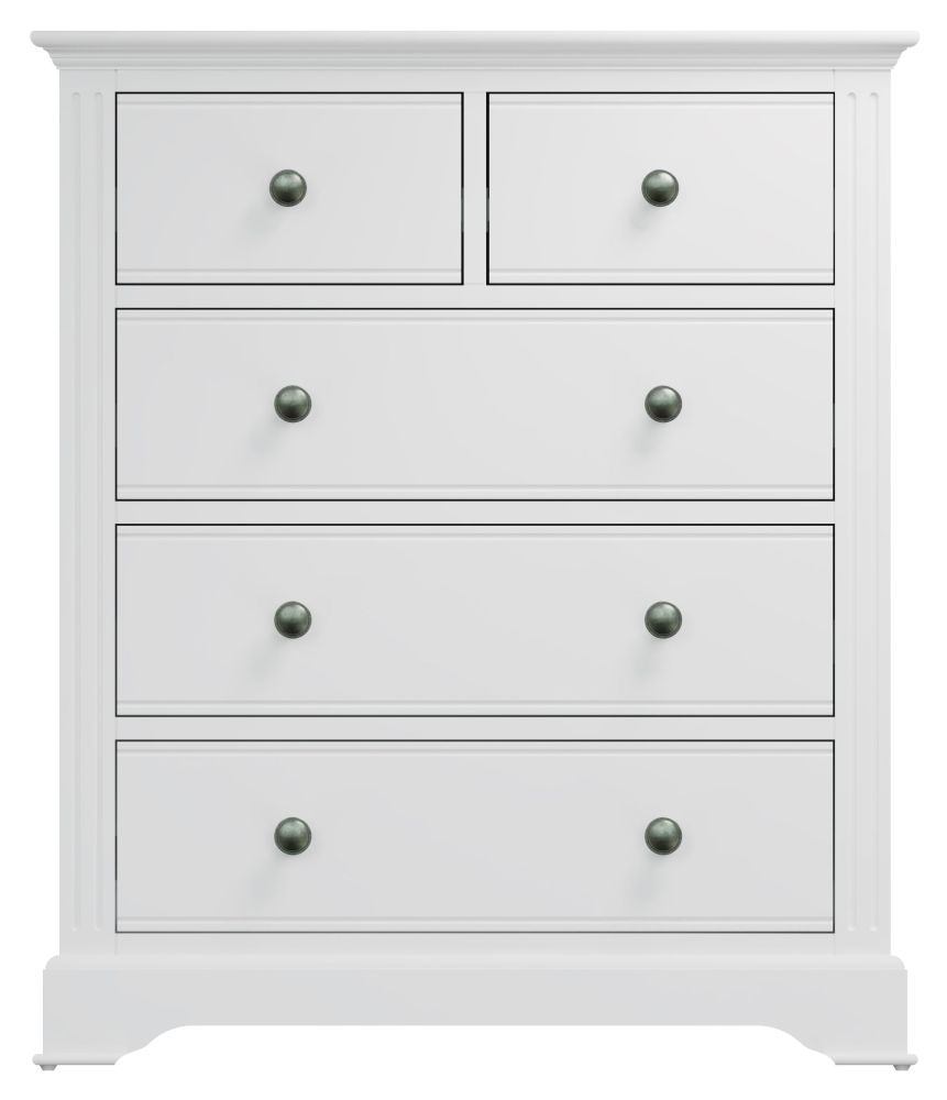 Ashby White Painted 6 Drawer Chest
