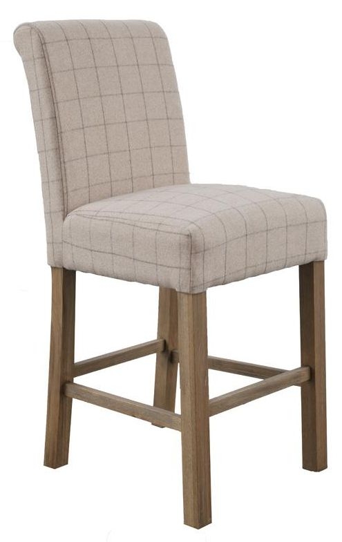 Check Natural Fabric Barstool Sold In Pairs
