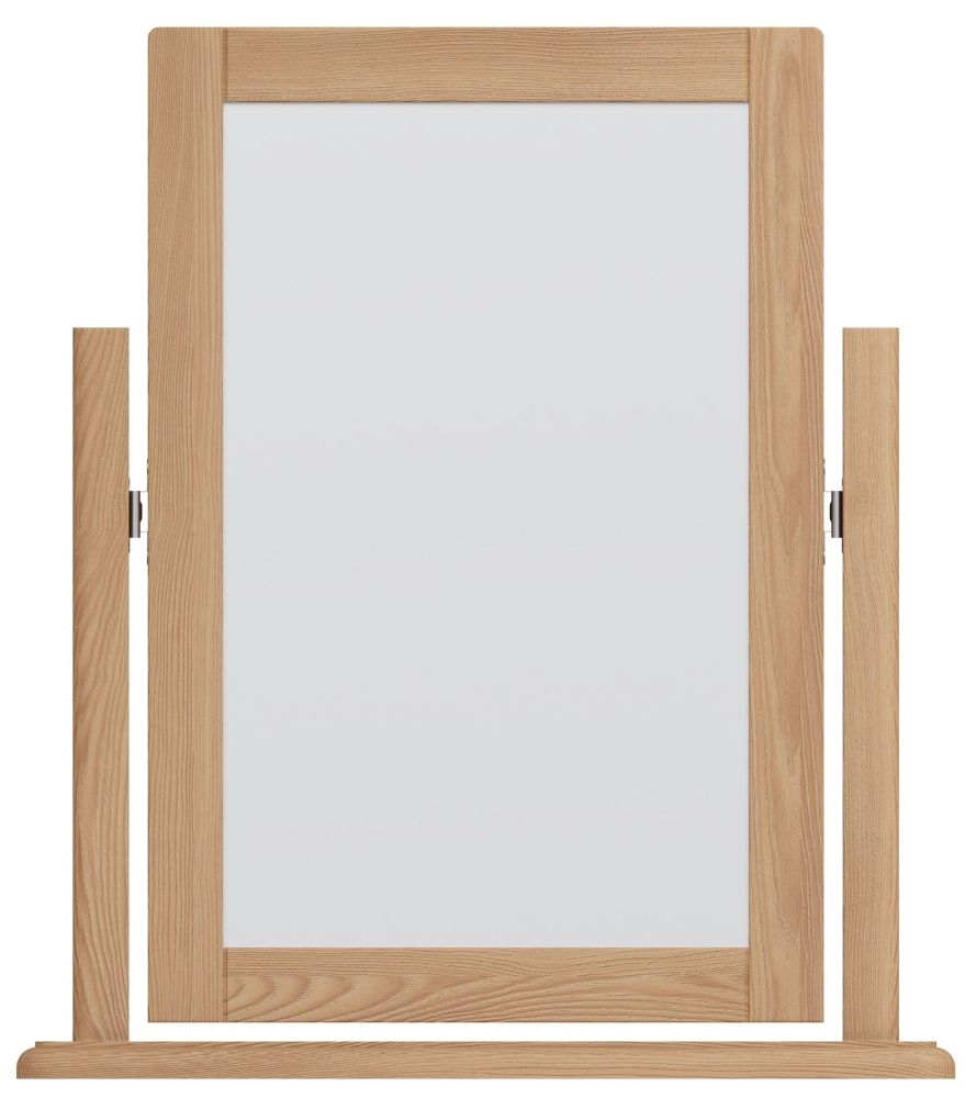 Eva Light Oak Dressing Mirror