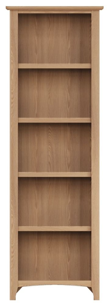 Eva Light Oak Tall Bookcase