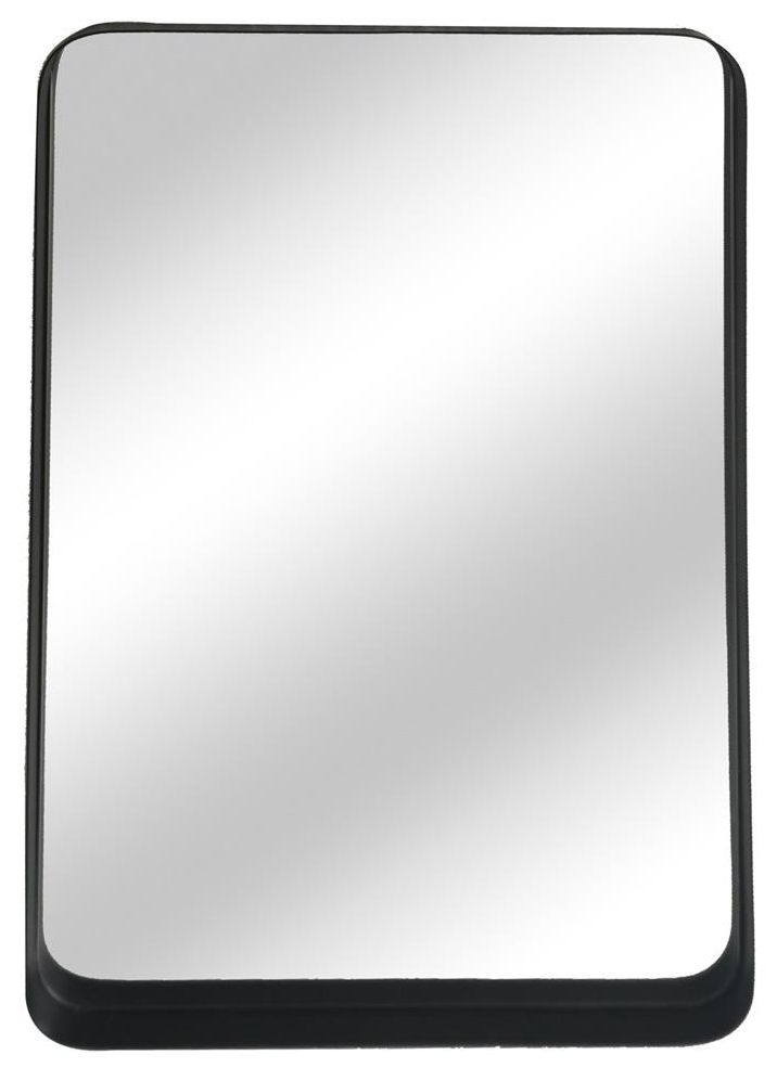 Iron Black Frame Rectangular Mirror 50cm X 80cm