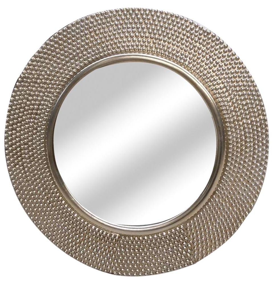 Silver Round Mirror 795cm X 795cm