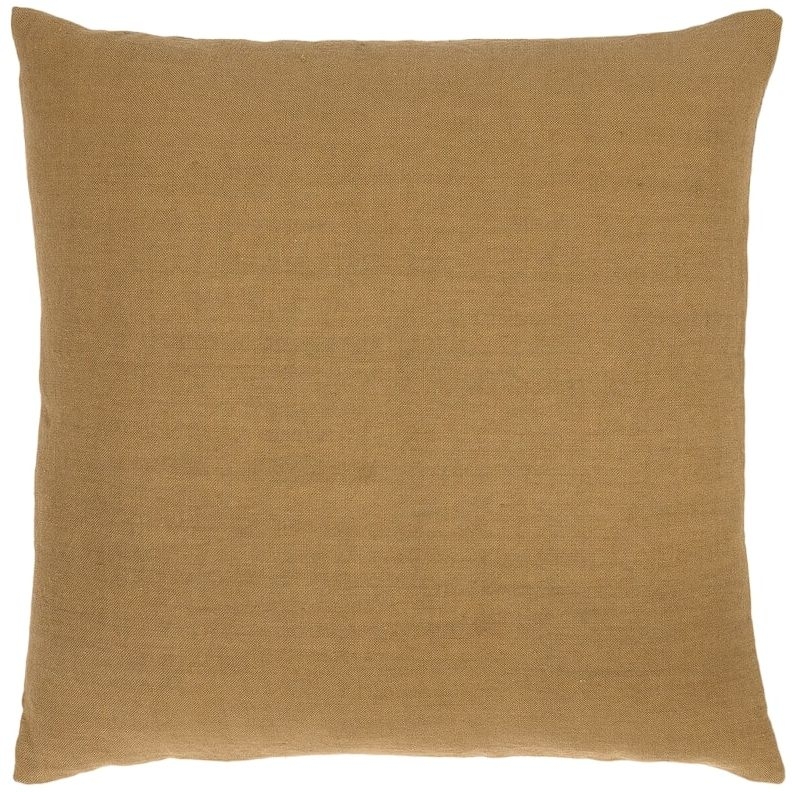 Ethnicraft Lin Sauvage Camel Square Cushion Set Of 2