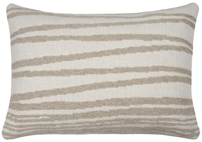 Ethnicraft Stripes Lumbar Outdoor White Cushion Set Of 2