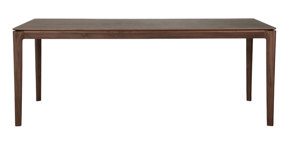 Ethnicraft Bok Varnished Teak Brown Dining Table 200cm