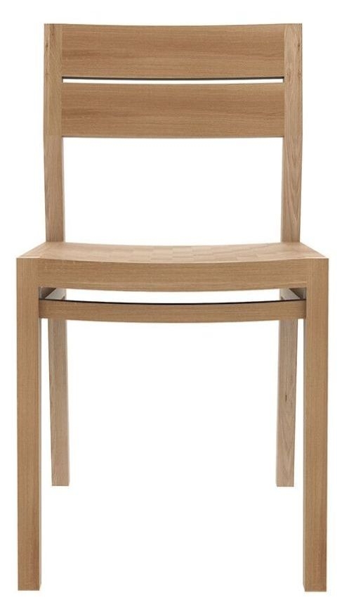 Ethnicraft Oak Ex 1 Contract Grade Dining Chair Sold In Pairs