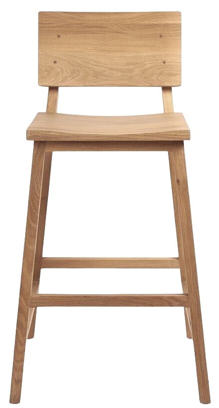 Ethnicraft Oak N3 Kitchen Counter Stool Sold In Pairs