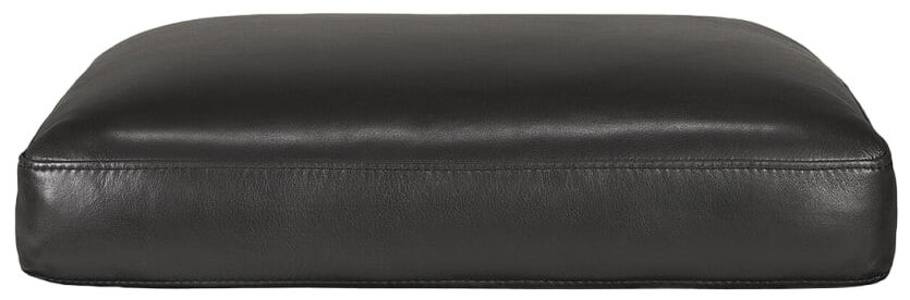 Ethnicraft Jack Footstool Cushion Black Leather