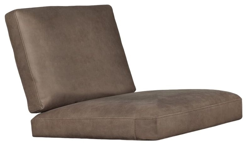 Ethnicraft Jack Lounge Chair Cushion Set Terra Nubuck Leather