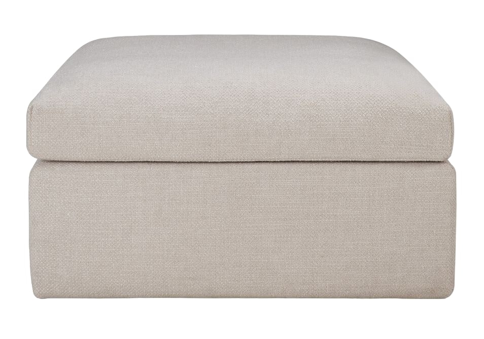 Ethnicraft Mellow Ivory Fabric Footstool