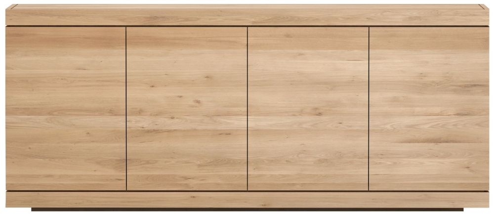 Ethnicraft Oak Burger 4 Door Sideboard 200cm