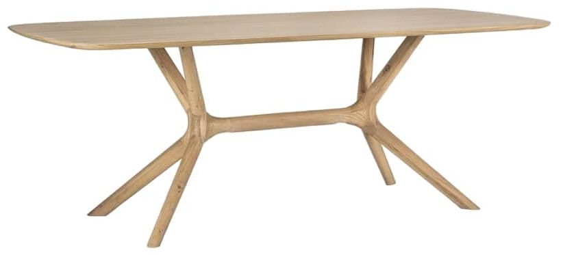 Ethnicraft X Oak Rectangular Dining Table 200cm