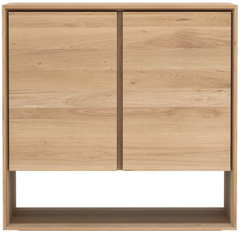 Ethnicraft Oak Nordic 2 Door Sideboard 80cm