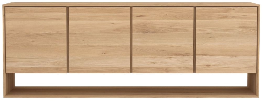 Ethnicraft Oak Nordic 4 Door Sideboard 210cm