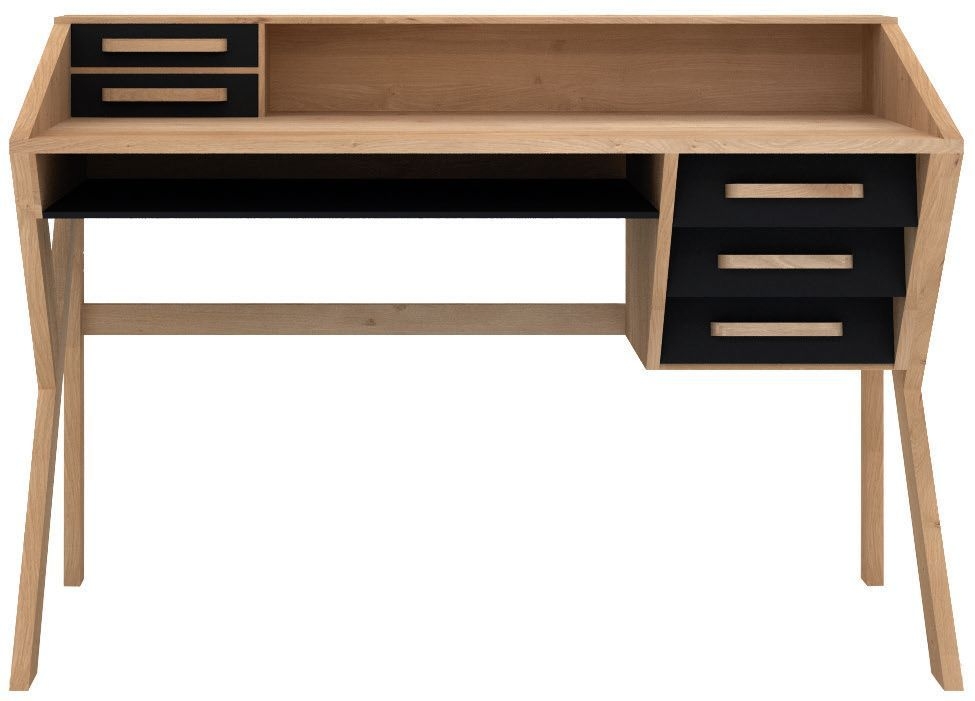 Ethnicraft Oak Origami Black Desk