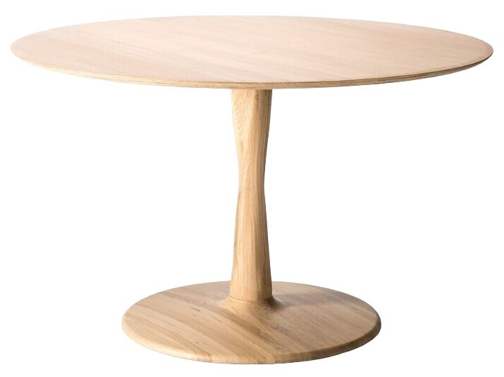 Ethnicraft Oak Torsion Round Large Dining Table