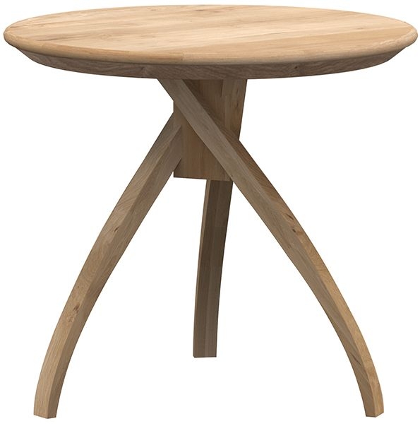 Ethnicraft Oak Twist Small Side Table