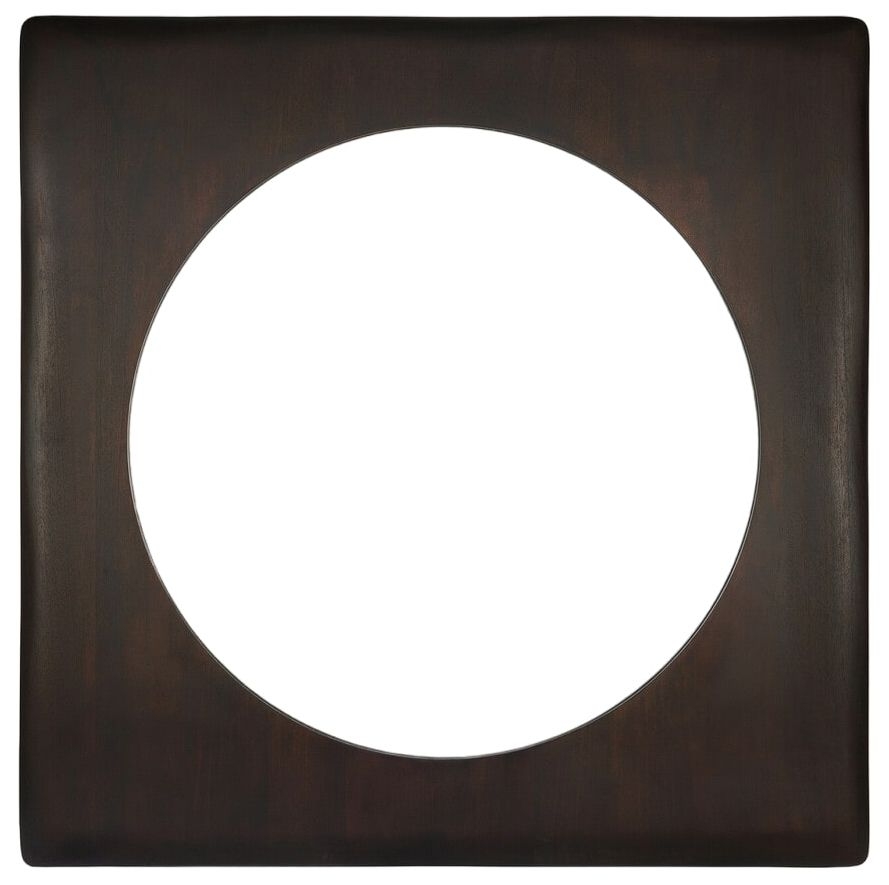 Ethnicraft Pi Mahogany Square Wall Mirror