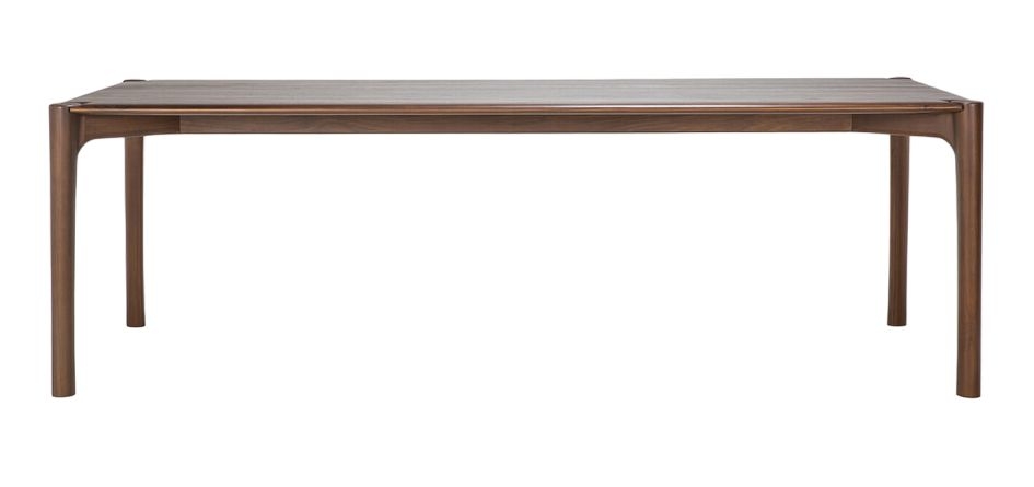 Ethnicraft Pi Varnished Teak Brown Dining Table 240cm