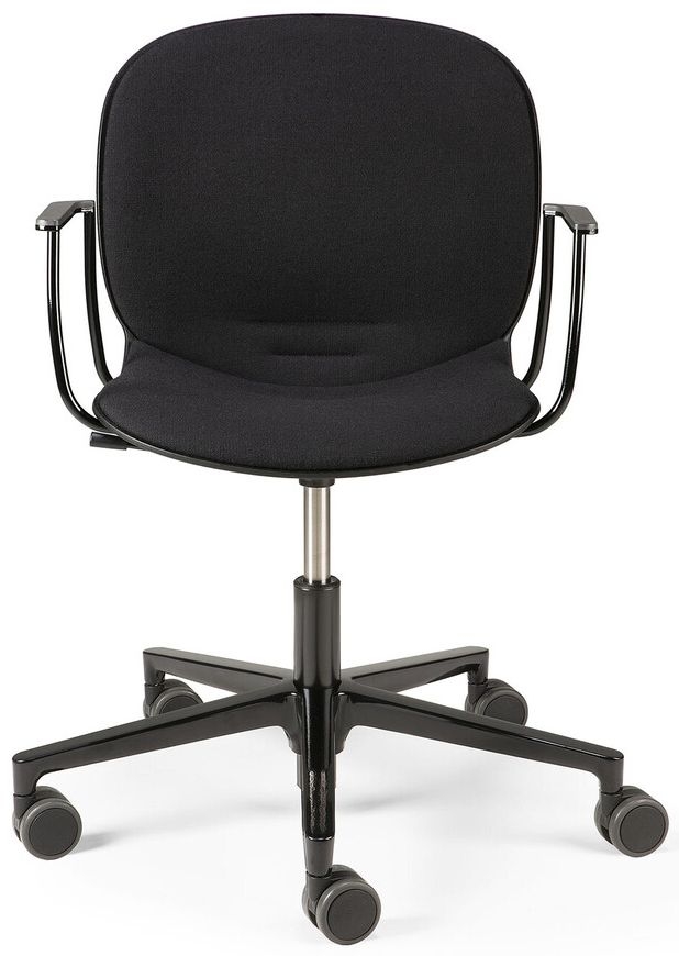 Ethnicraft Rbm Noor Black Armrest Office Chair