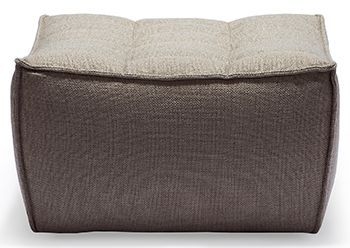 Ethnicraft N701 Beige Fabric Sofa Footstool
