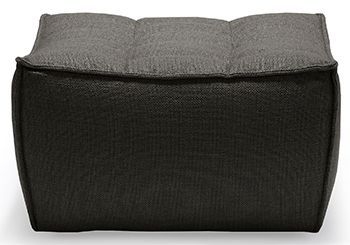 Ethnicraft N701 Dark Grey Fabric Sofa Footstool