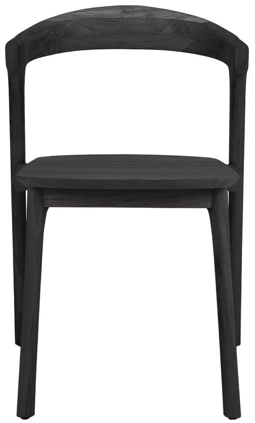 Ethnicraft Bok Black Teak Outdoor Dining Chair Sold In Pairs