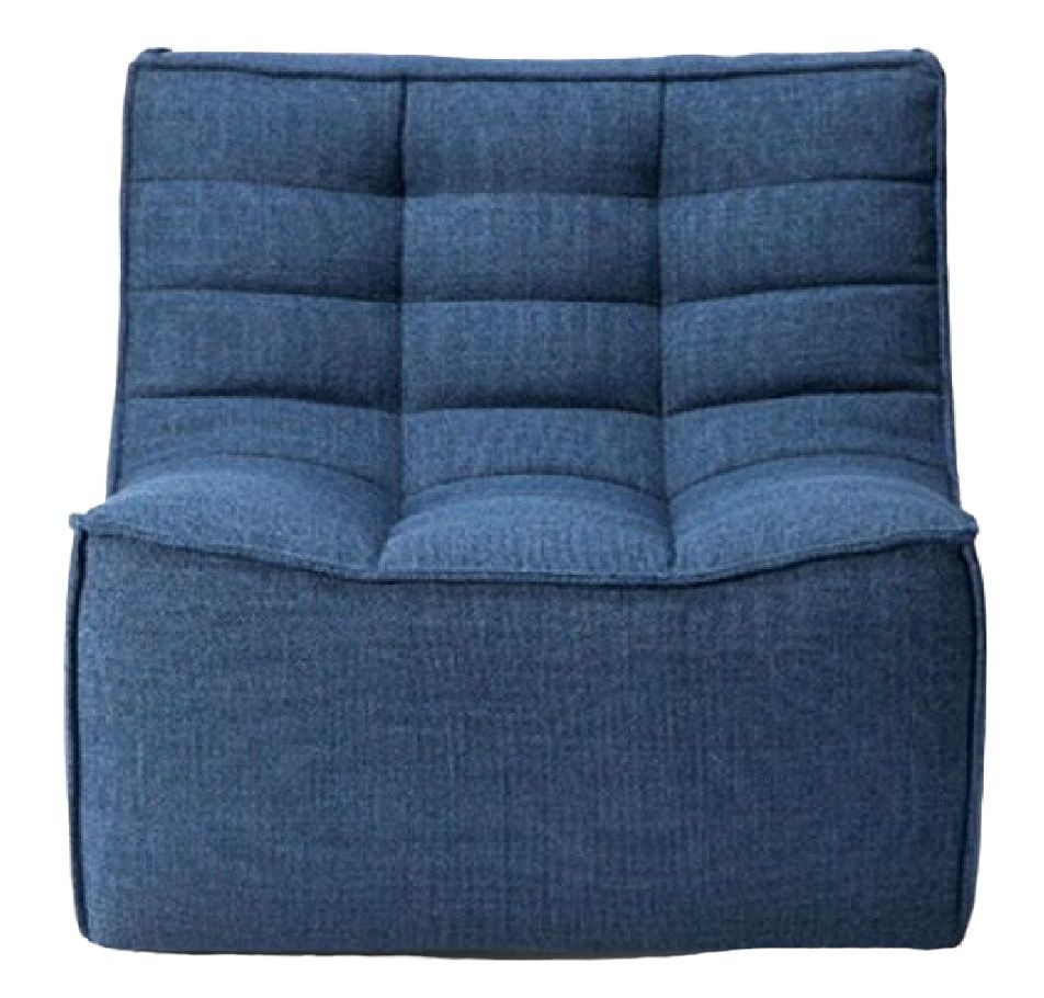 Ethnicraft N701 Blue 1 Seater Sofa