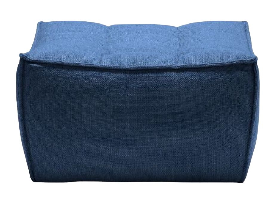 Ethnicraft N701 Blue Sofa Footstool