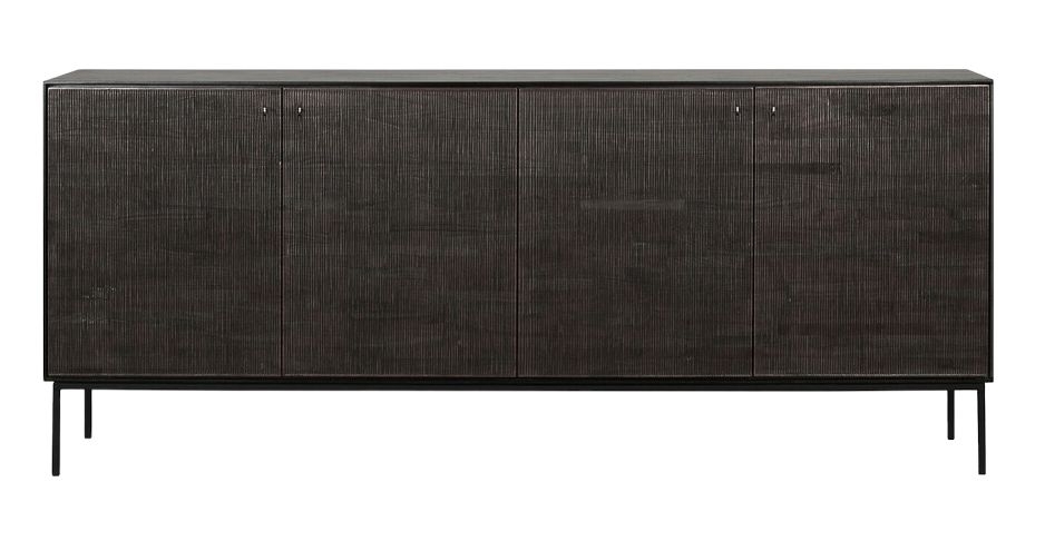 Ethnicraft Grooves 4 Door Teak Sideboard