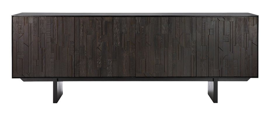 Ethnicraft Teak Mosaic 4 Door Sideboard