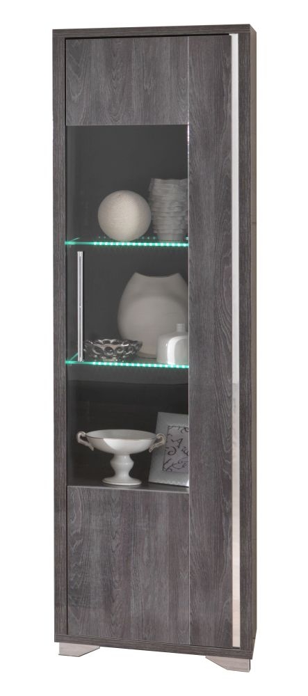 Armony Oak 1 Right Door Italian Cabinet With Led Light