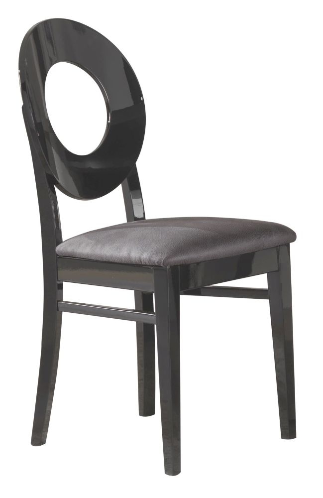 Glamour Oval Wooden Italian Dining Chair Sold In Pairs