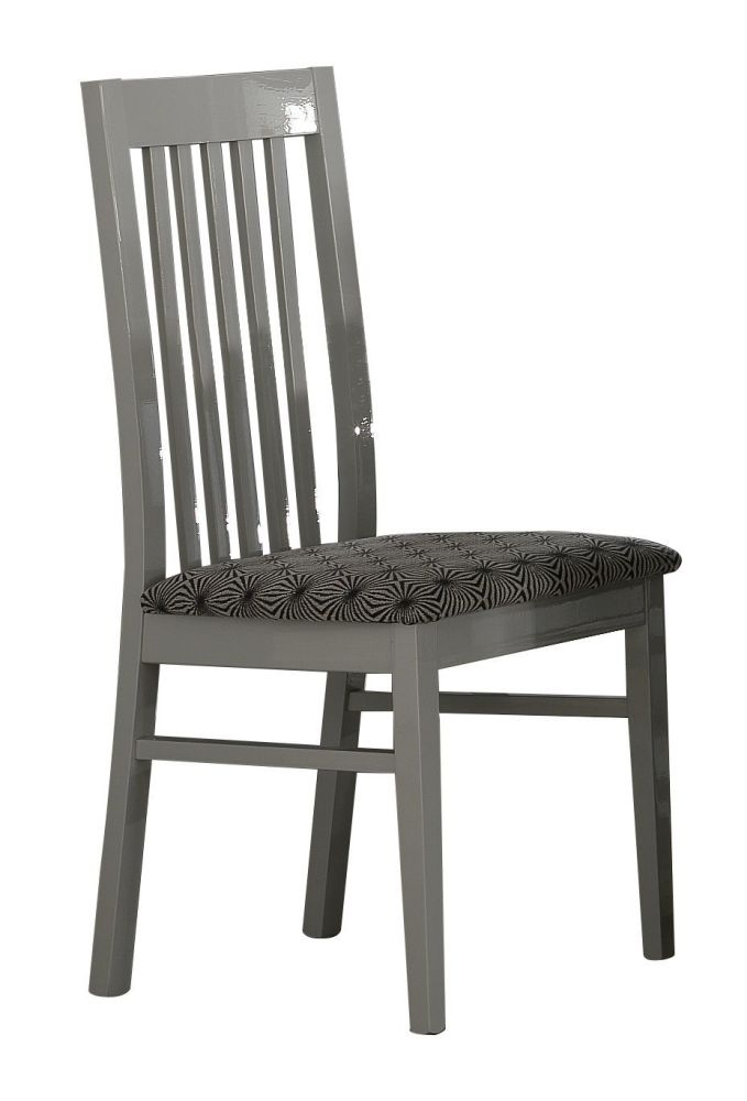 Mistral Grey Fabric Italian Dining Chair Sold In Pairs