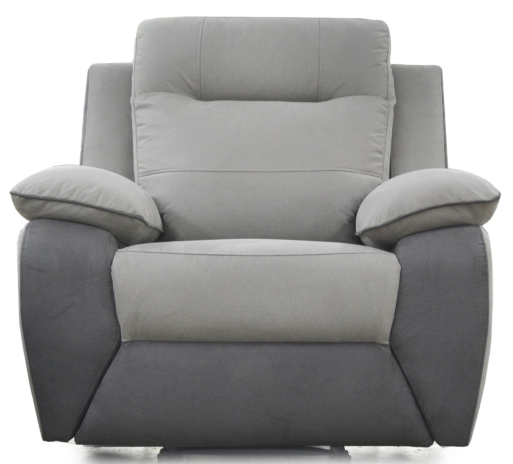 Avanti Grey Fabric Upholstered Armchair