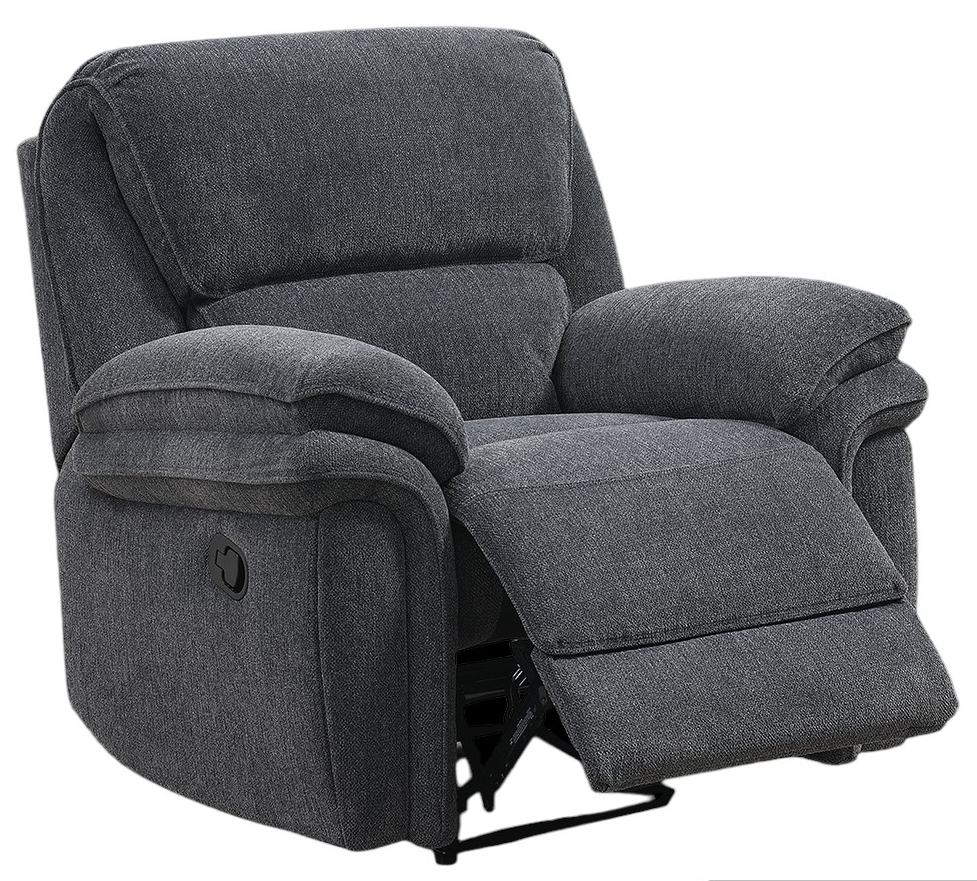 Sasha Dark Grey Fabric Recliner Armchair