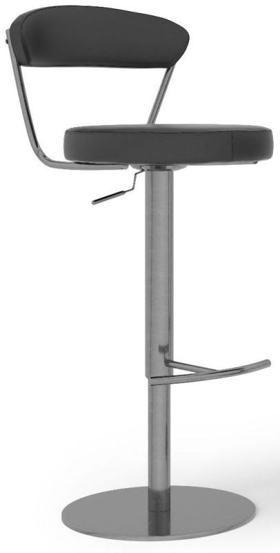 Gino Grey Gas Lift Bar Stool Sold In Pairs