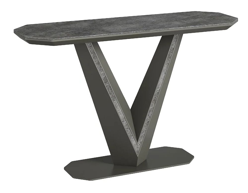 Bellagio Grey Ceramic Console Table