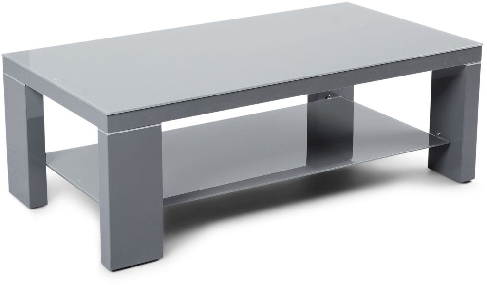 Lucca Grey High Gloss Coffee Table Clearance 716