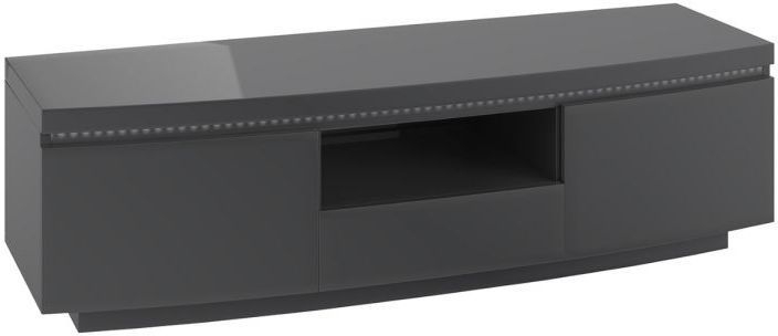 Florence Grey High Gloss Entertainment Unit With Led Light