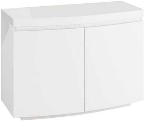 Florence White High Gloss 2 Door Sideboard With Led Light