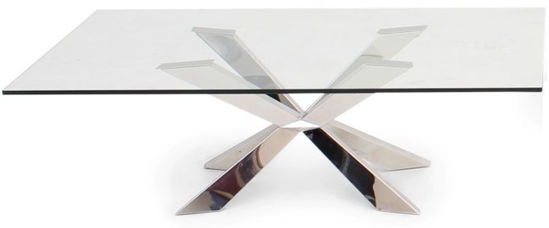 Gabriella Coffee Table Glass And Chrome