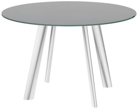 Omega Grey Glass Twist Motion Extending Dining Table