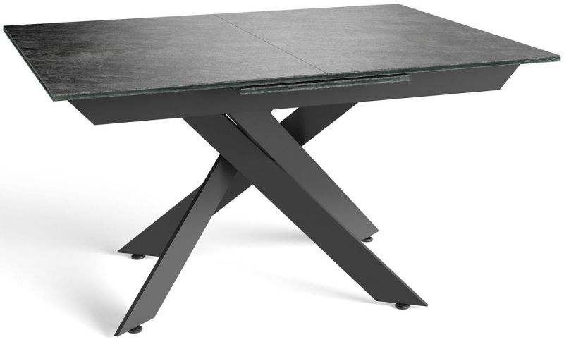 Mirage Grey Glazed Extending Dining Table