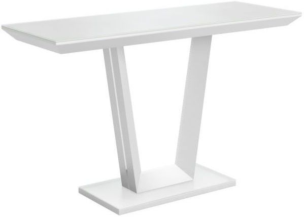 Vivaldi Matt White Console Table