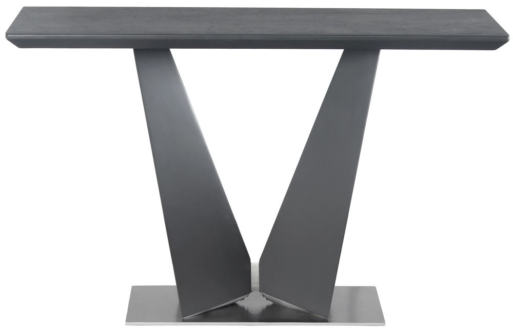 Westin Grey Ceramic Console Table